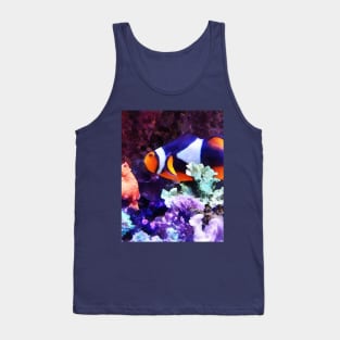 Fish - Clownfish and Coral Tank Top